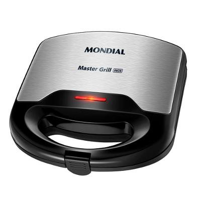 Sanduicheira Master Grill Mondial Preto e Inox 750W S-20