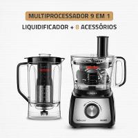 Multiprocessador Turbo Chef 9 em 1 Mondial Preto 1000W MPN-01-BF - 2