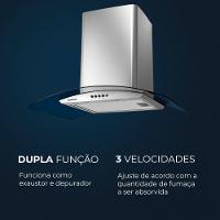 Coifa de Parede Mondial Inox 250W CF60-01 - 3