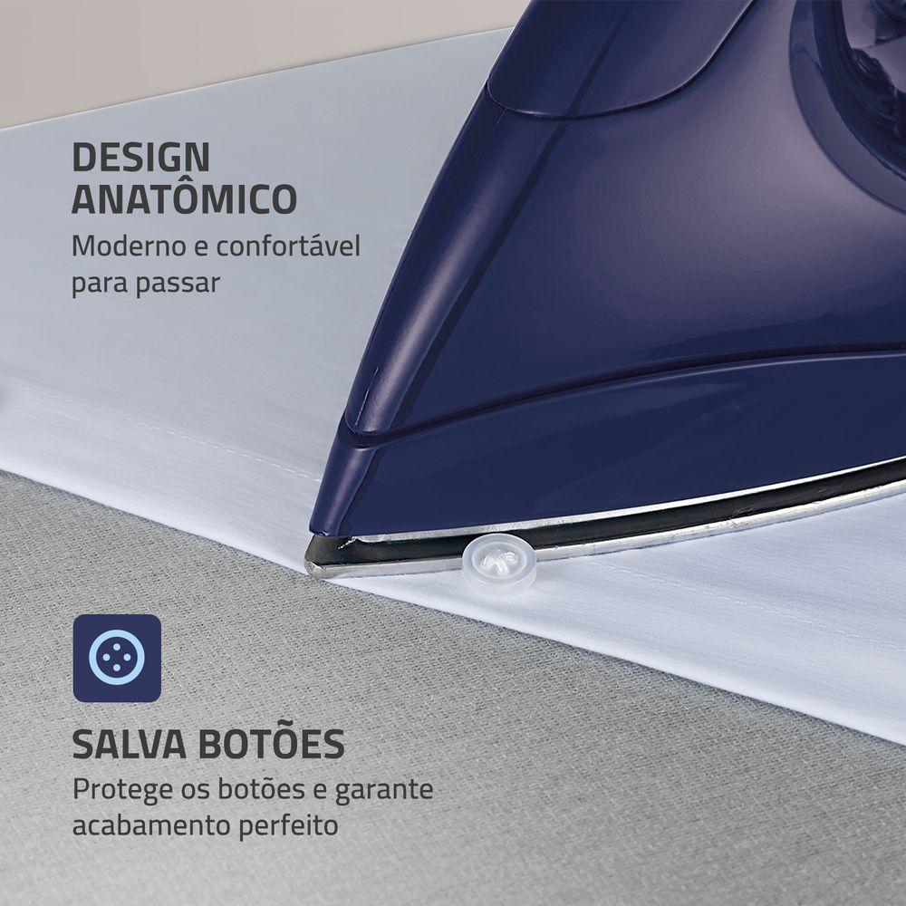 Ferro de Passar a Seco Mondial Azul 1200W FSN-55-BL - 4