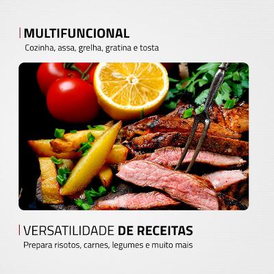 Grill Redondo Cook & Grill 40 Mondial Preto 1270W G-03-RC