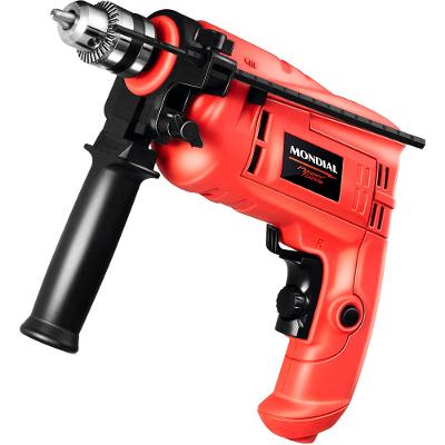 Furadeira de Impacto Mondial Preto e Vermelho 600W NFFI-07
