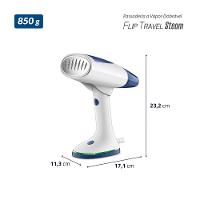 Passadeira a Vapor Dobrável Mondial Branco/Azul Bivolt - VP-10-DB - 8