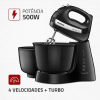 Batedeira Premium Mondial Preto e Inox 500W B-04 NP - 2