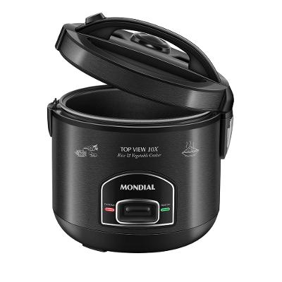 Panela Elétrica Top View 10X Mondial Black Inox 700W - PE-30-10X