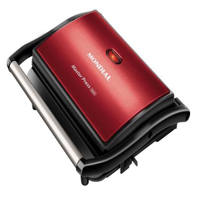 Master Press Inox Mondial Vermelho 1000W PG-01-RC-CL