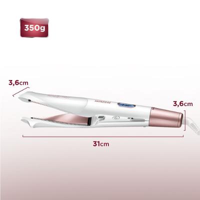 Prancha Alisadora e Modeladora Mondial Branco e Rose Gold 50W P-51