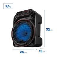 Caixa Amplificada Mondial Preto 150W RMS Bivolt CM-150 - 6