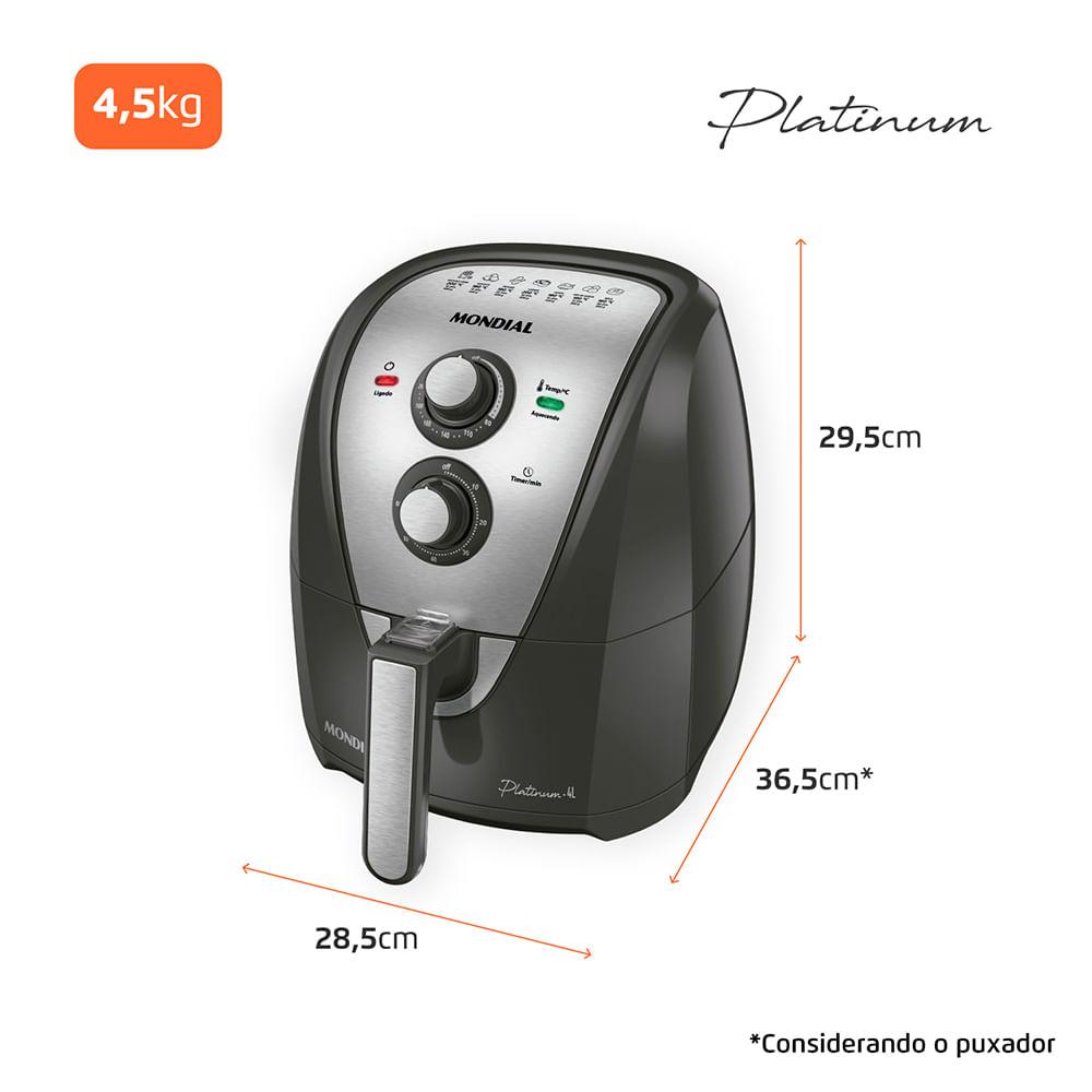 Fritadeira Sem Óleo Air Fryer 4L Mondial AFN-40-PI - 8