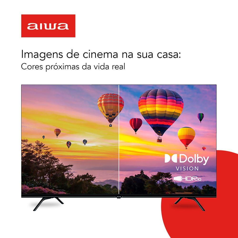 Smart TV AIWA 55” Android 4K Borda Ultrafina Dolby Vision&Atmos AWS-TV-55-BL-01-A - 2