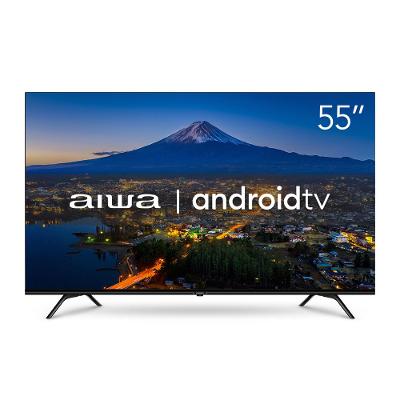 Smart TV AIWA 55” Android 4K Borda Ultrafina Dolby Vision&Atmos AWS-TV-55-BL-01-A