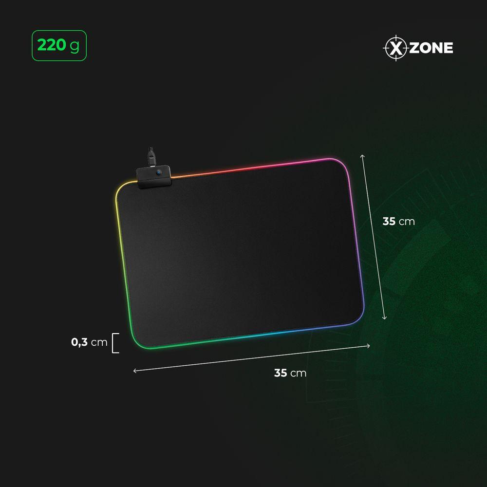 Mousepad Gamer com Led Xzone Preto GMP-01 - 5