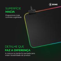 Mousepad Gamer com Led Xzone Preto GMP-01 - 3