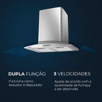 Coifa de Parede Mondial Inox 250W CF90-01 - 3