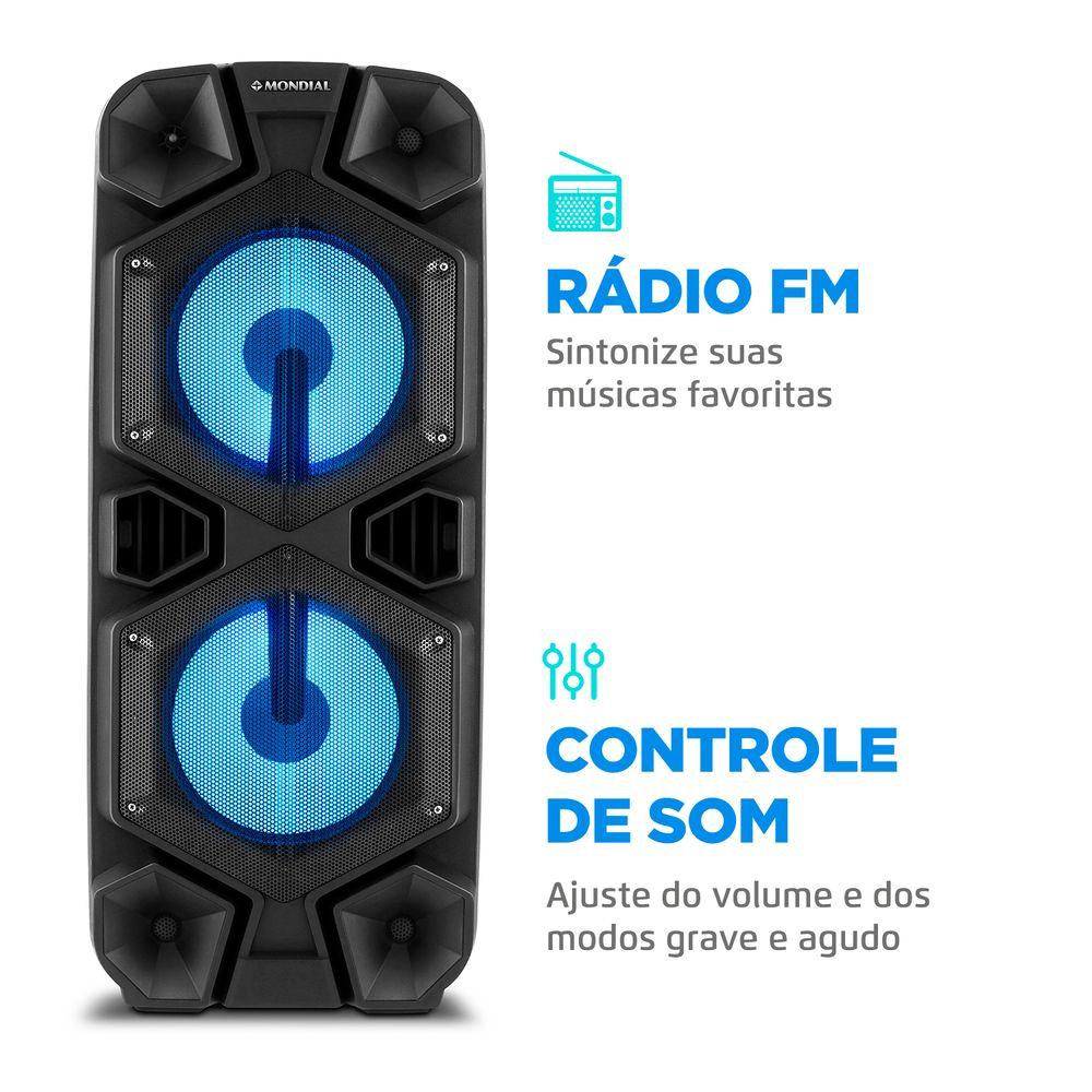 Caixa Amplificada Connect Mega Sound II CM-1500 - 6