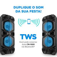 Caixa Amplificada Connect Mega Sound II CM-1500 - 3