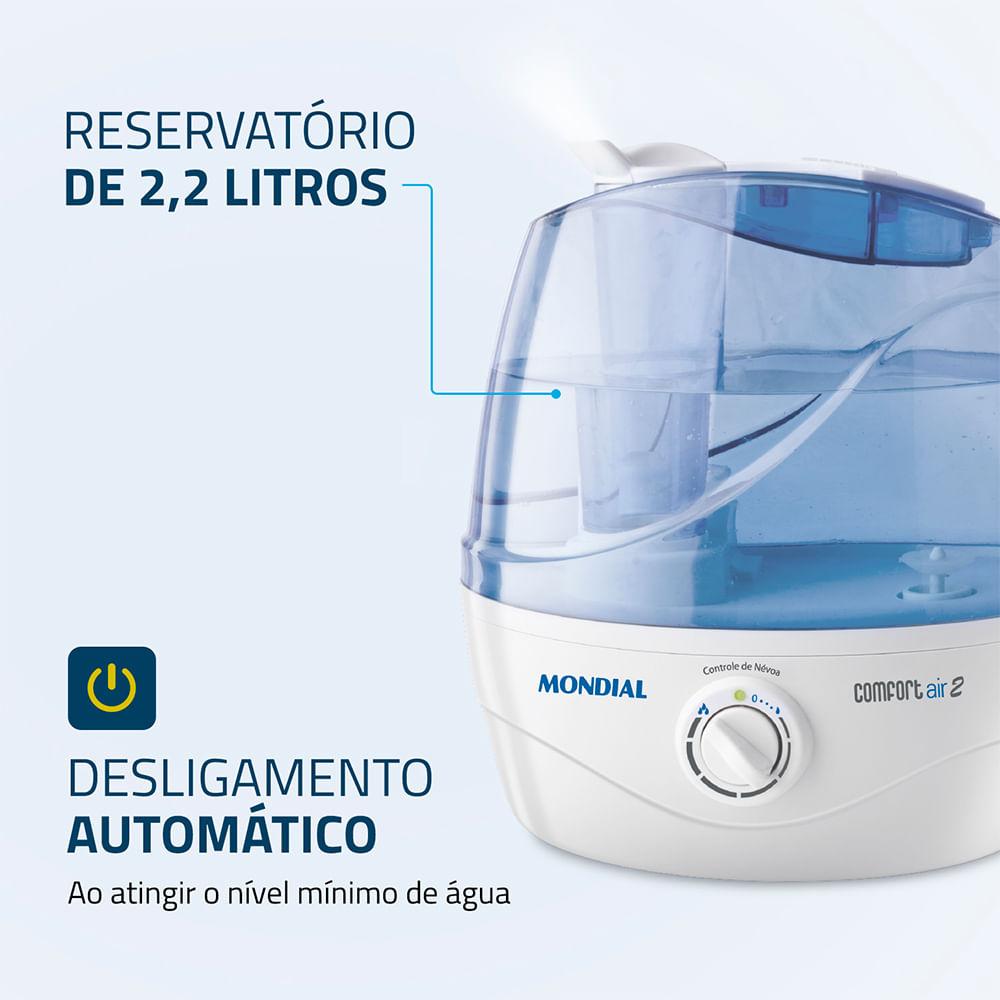 Umidificador de Ar Ultrassônico Mondial Comfort Air 2 NUA-02 - 5
