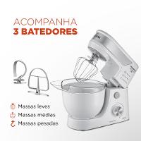 Batedeira Planetária Mondial Branco e Inox 700W BP-01P-W - 5