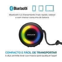Caixa de Som Speaker AIWA SP-02 10W Bluetooth 16H IP65 RGB USB TWS - 8