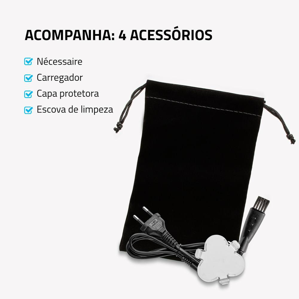 Barbeador Elétrico Power Shave Mondial - BE-02 - 5