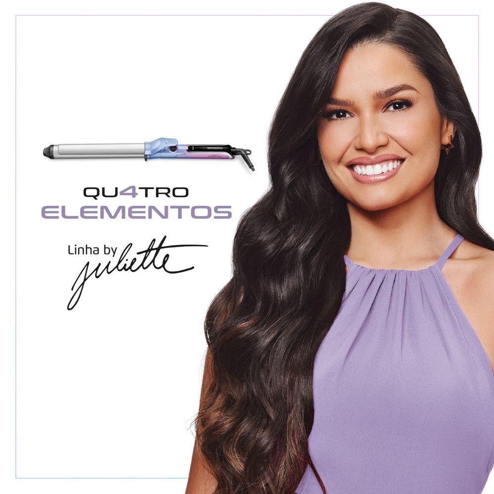 Modelador de Cachos By Juliette Mondial Azul e Rosa 70W MC-JU-03 - 2