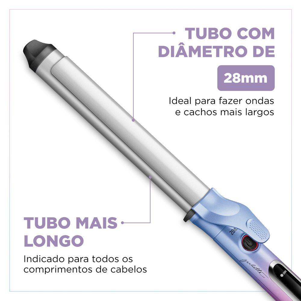 Modelador de Cachos By Juliette Mondial Azul e Rosa 70W MC-JU-03 - 3