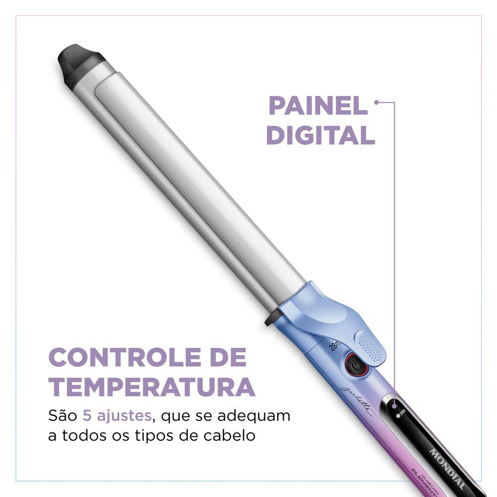 Modelador de Cachos By Juliette Mondial Azul e Rosa 70W MC-JU-03 - 7