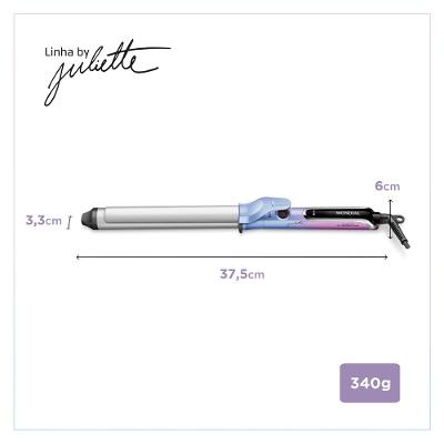 Modelador de Cachos By Juliette Mondial Azul e Rosa 70W MC-JU-03
