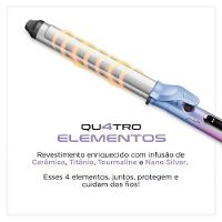 Modelador de Cachos By Juliette Mondial Azul e Rosa 70W MC-JU-03