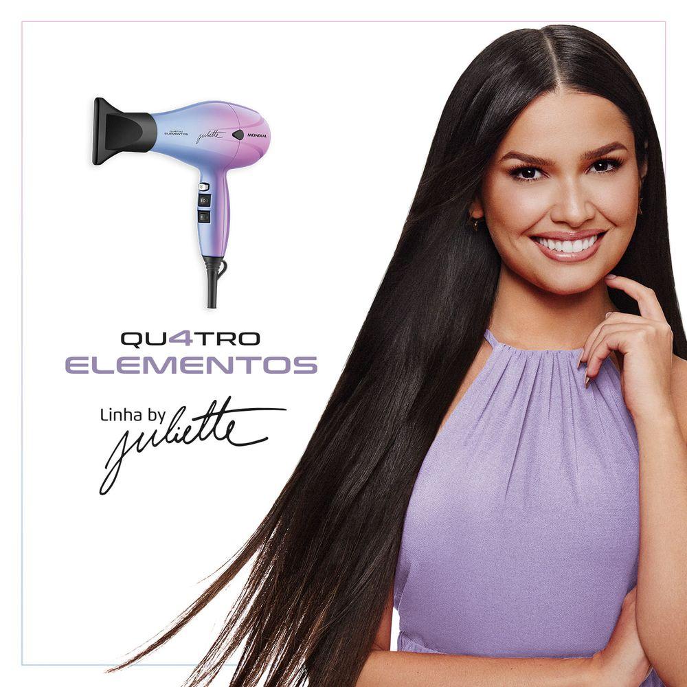 Secador de Cabelo By Juliette Mondial Azul e Rosa 2000W SCP-JU-03 - 2