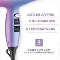Secador de Cabelo By Juliette Mondial Azul e Rosa 2000W SCP-JU-03 - 7