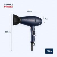 Secador de Cabelos InfraRed Mondial Azul e Golden Rose0W SCP-01-IR - 8
