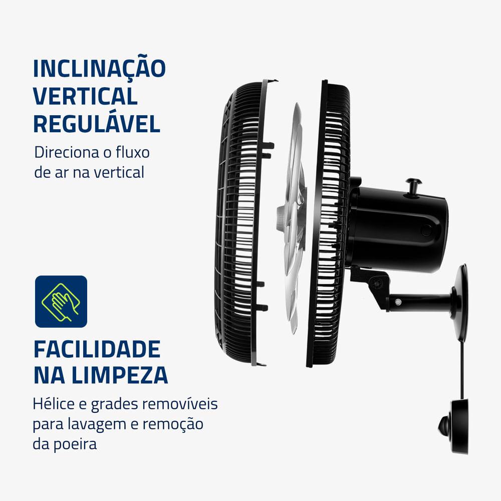 Ventilador de Parede Mondial Turbo 8 Pás VTX-40P-8P - 3