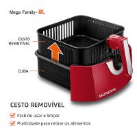 Fritadeira Sem Óleo Air Fryer 8 Litros AFN-80-RI Mondial - 5