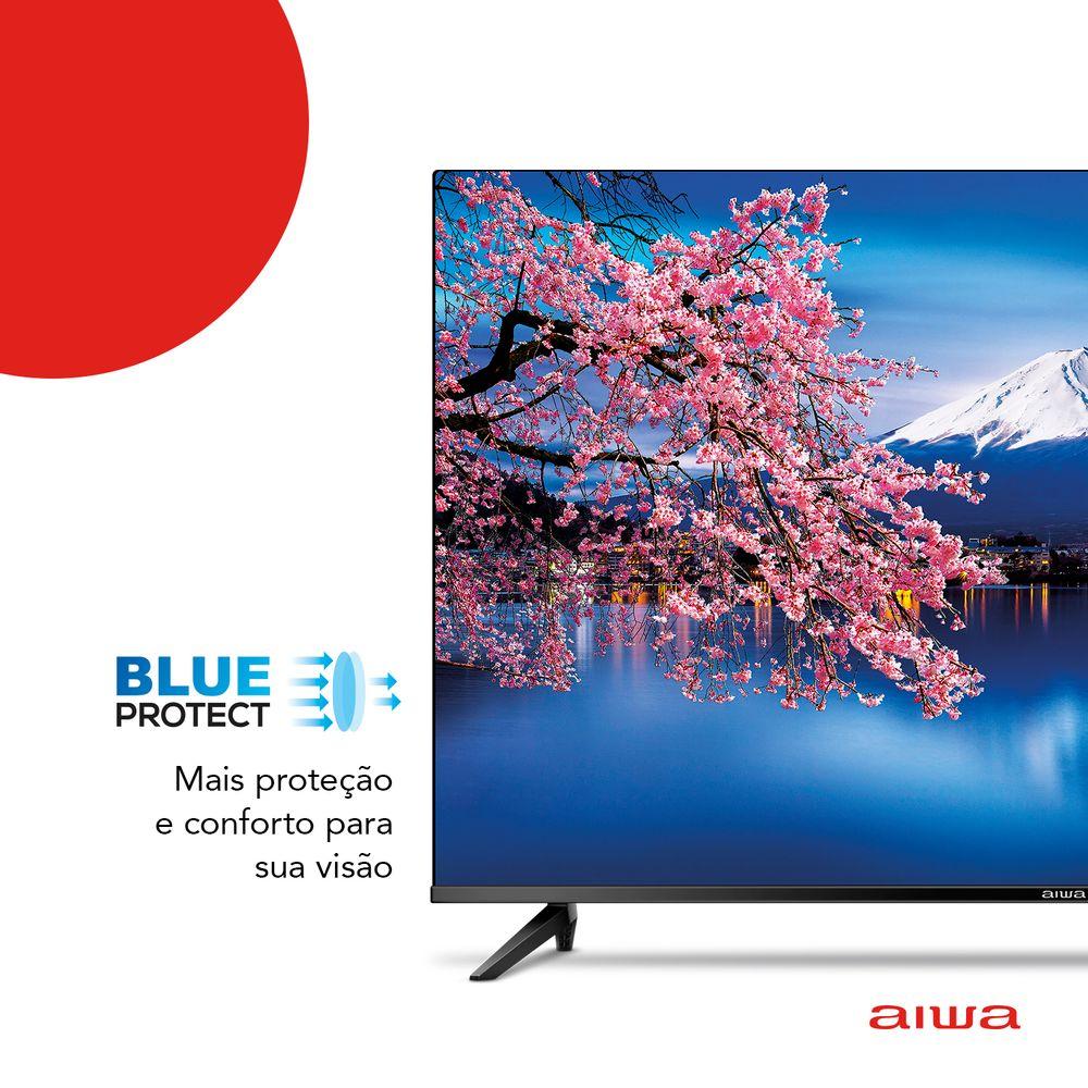 Smart TV AIWA 43” Android Full HD Borda Ultrafina HDR10 Dolby Áudio AWS-TV-43-BL-02-A - 4