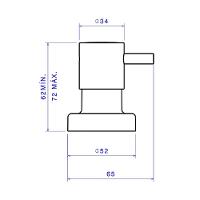 Acabamento Gav. até 1” Pres. 1/2-3/4 Deca Link 4900.c.pq.lnk - 5