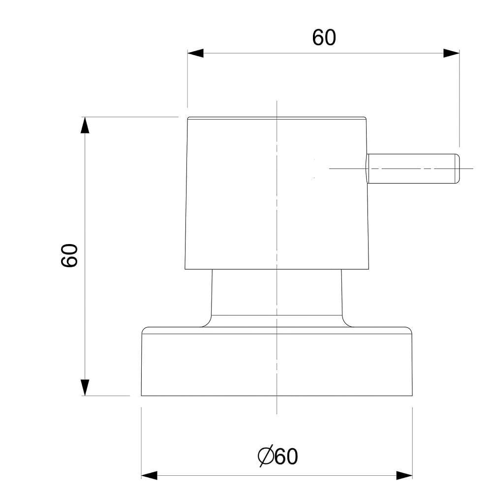 Acabamento Base Deca 1/2 Celite Basic Preto Matte B5061c7r0b - 4