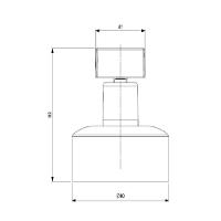 Acabamento B. Deca 1.1/4. 1.1/2 Celite Flow Preto B5018f3r00 - 7