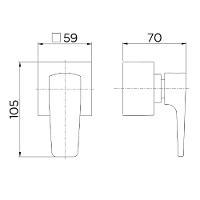 Acabamento Docol Base Deca 1/2, 3/4 E 1 Lift Chrome 00811906 - 2