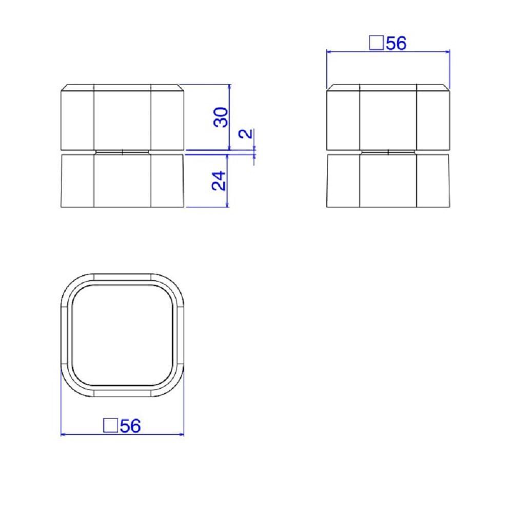 Acabamento De Gaveta Deca You Inox Até 1" 4900.inx105.pq - 3