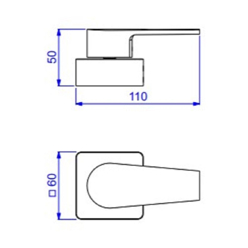 Acabamento Gaveta 1/2 3/4 e 1 Deca Level Cromado 4900.c26.pq - 2