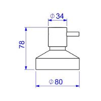 Acabamento Gaveta 1 1/4 e 1 1/2 Deca Link Cr 4900.c.gd.lnk - 2