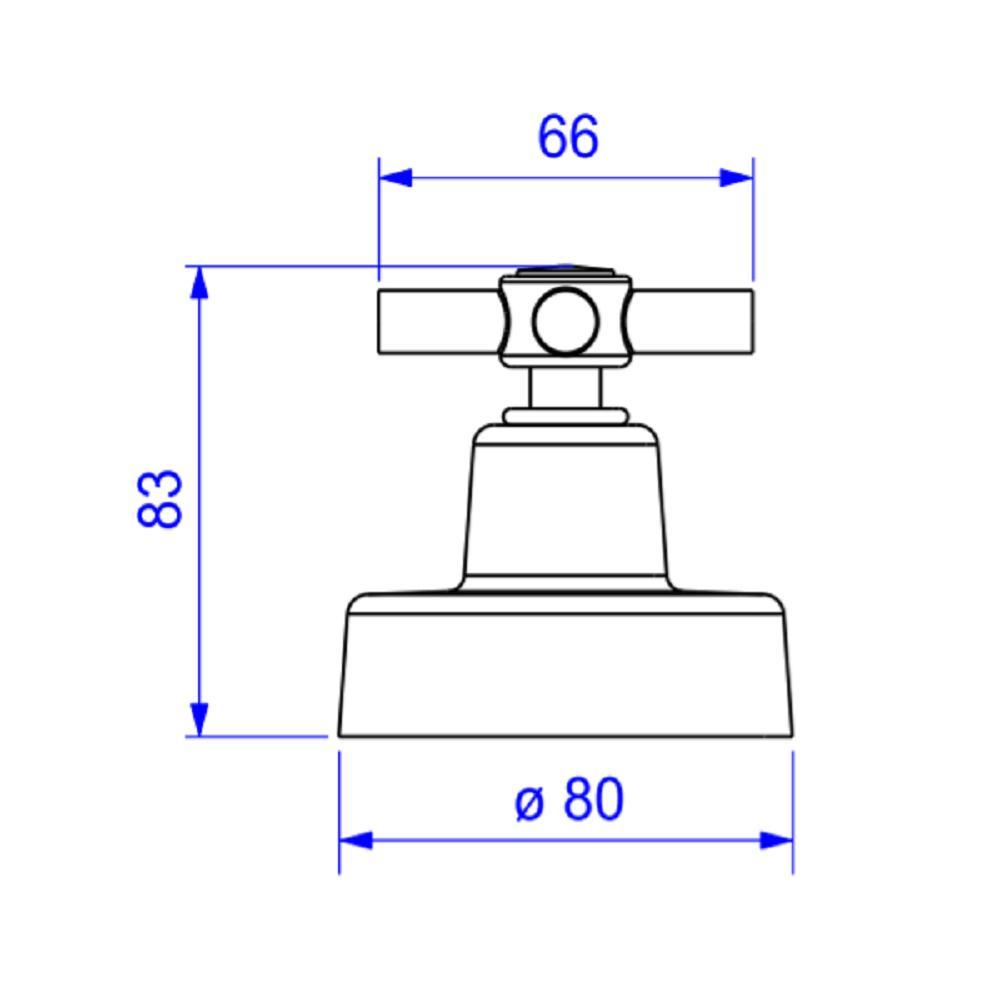 Acabamento Gaveta 1 1/4" e 1 1/2" Deca Izy Cr 4900.c37.gd - 2