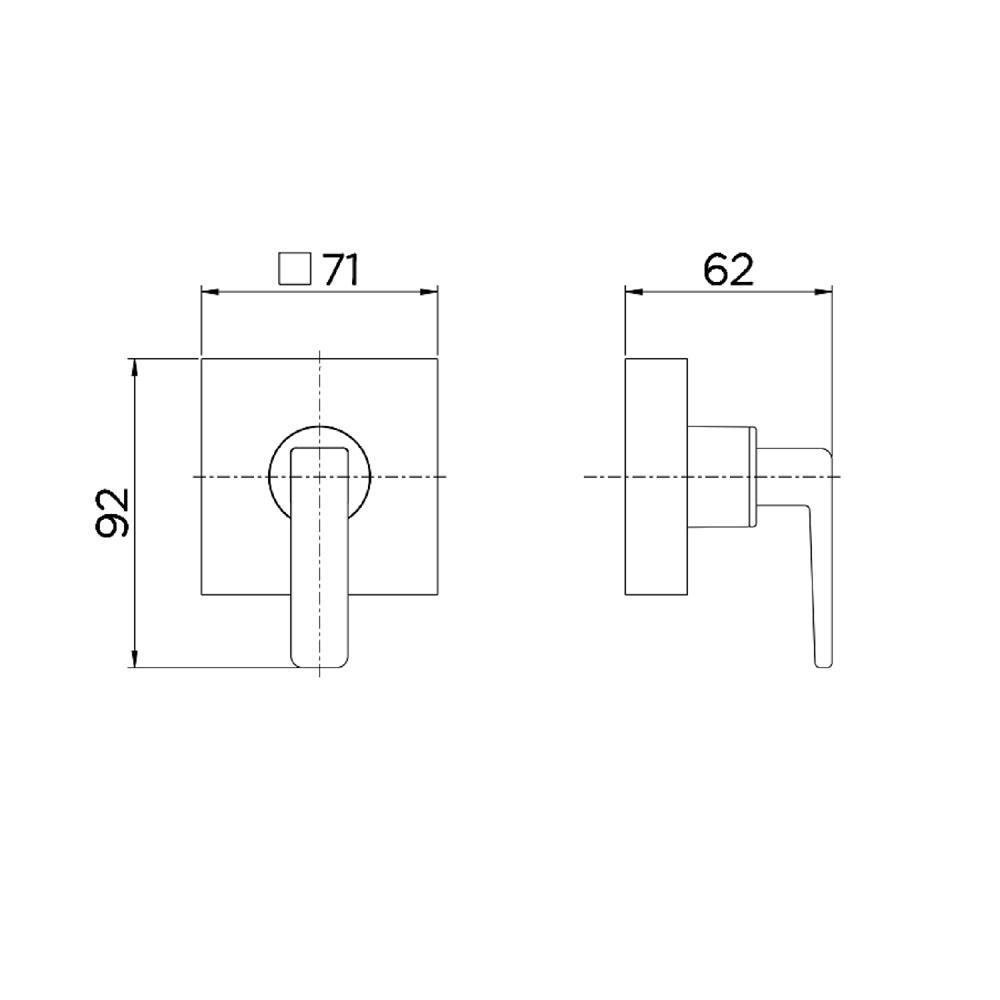 Acabamento 1.1/2 1.1/4 Docol Stillo Ouro Polido 90008205043 - 2