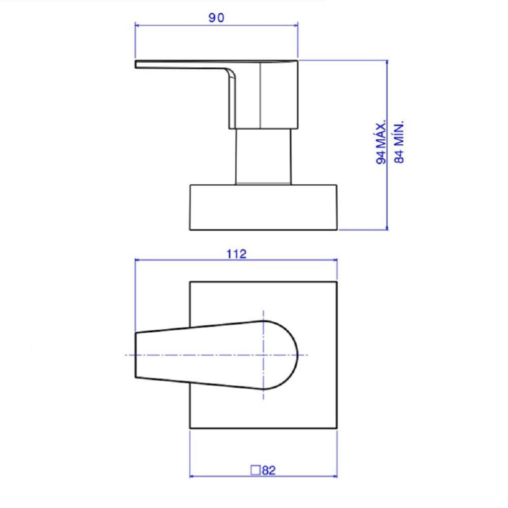 Acabamento De Gaveta 1 1/4 E 1 1/2 Deca Level Cr 4900.c26.gd - 2