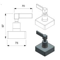 Acabamento Celite Elite Base Refor 1.1/2 1.1/4 Cr B5009c8cr0 - 2