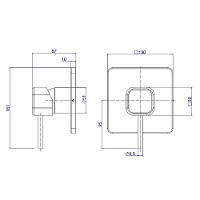 Acabamento Monocomand Chuveiro Deca You Inox 4993.inx105.chu - 3