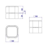 Acabamento Gaveta Até 1" Quadrado Deca You 4900.bl105.pq.mt - 2