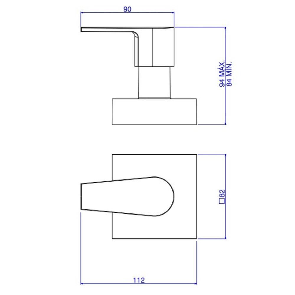 Acabamento Gaveta Gd Deca Level 1.1/4-1.1/2 4900.bl26.gd.mt - 3