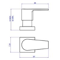Acabamento Pressao Deca Level 1/2 E 3/4 Cromado 4916.c26.pq - 2